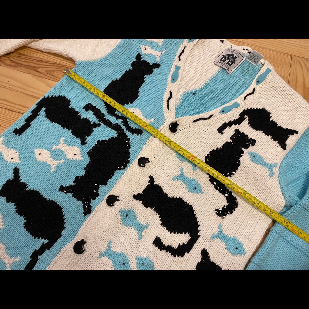 Cat sweater vintage - Picture 5 of 14